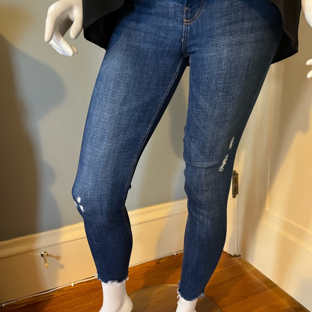 Denim skinny jeans